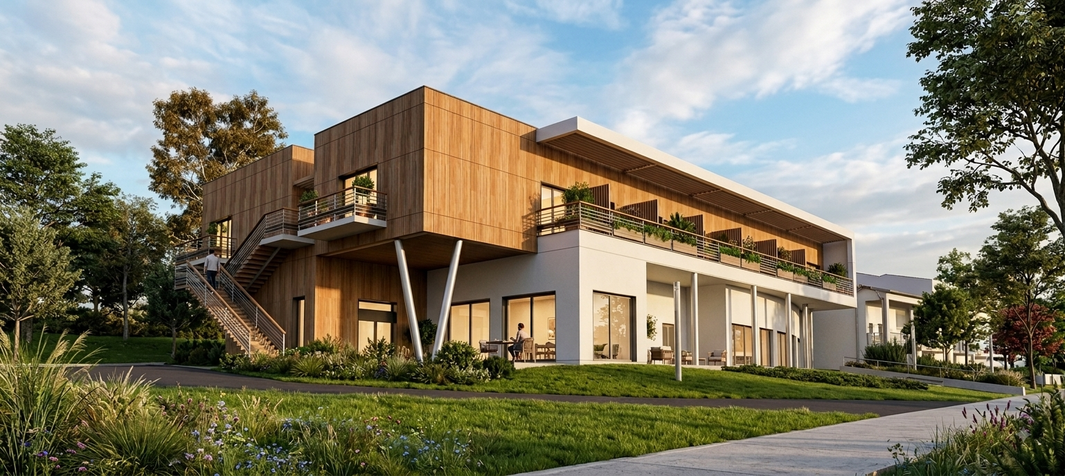 EXTENSION ET SURELEVATION D’UNE RESIDENCE SENIORS ET BUREAUX