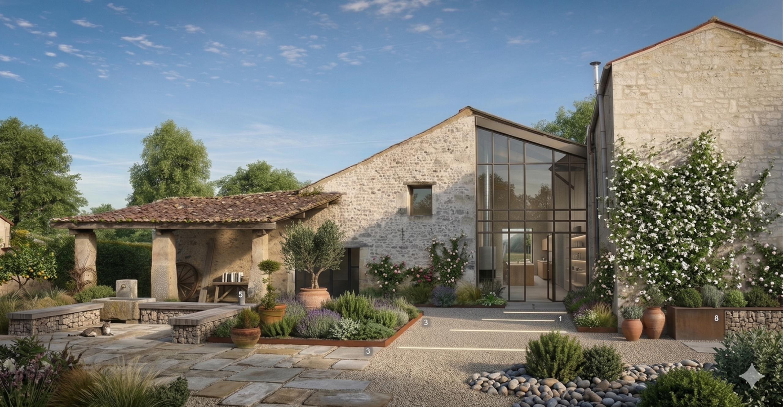 AMENAGEMENT D’UNE GRANGE – CHERMIGNAC
